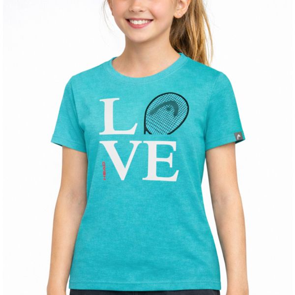 Head Vision Love Logo Girls' Tennis T-Shirt