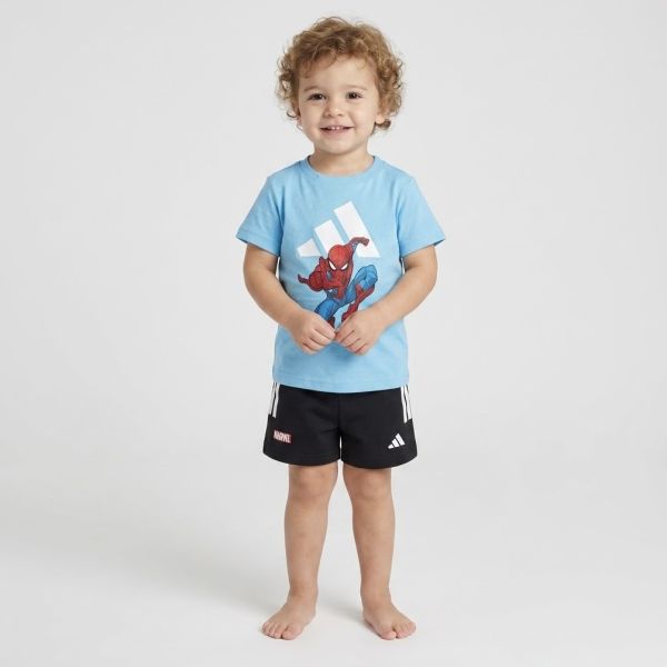 adidas Μarvel Spider-man Toddler Tee and Short Set JC6259