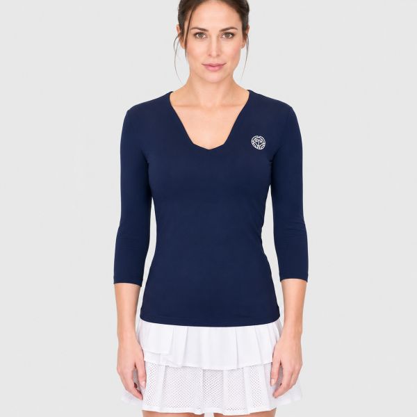 Bidi Badu Crew V-Neck Women's Tennis Longsleeve Top
